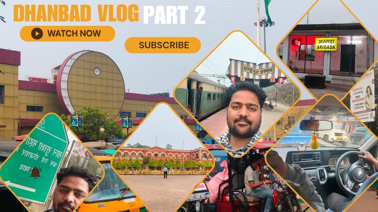 DHANBAD VLOG #PART2 •GOMOH•CHANDRAPURA •ARIGADA• #TRENDING #Video || king 👑 RK47 || 