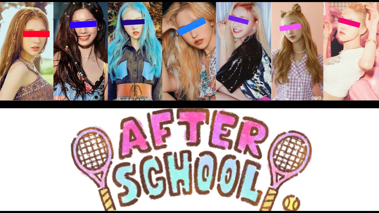 Your girl group sing After School by Weeekly(7 members)