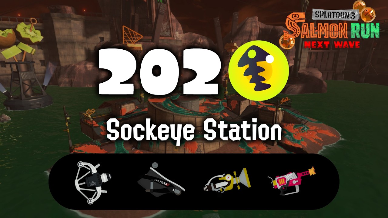 202 ☀️ on Sockeye Station - Splatoon 3 Salmon Run