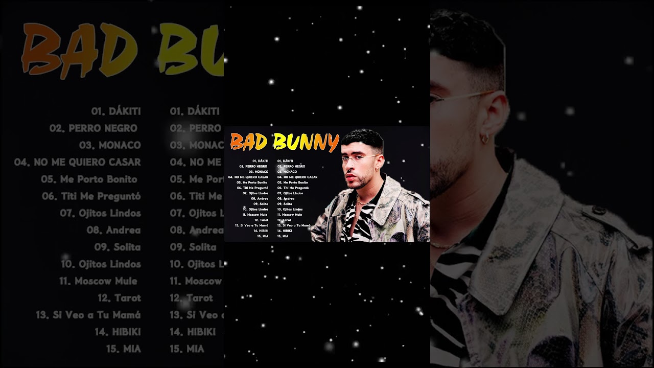 BAD BUNNY MIX 2024 ☆ 30 Las mejores canciones de Bad Bunny 2024 ☆ BAD BUNNY BEST HITS IN 2024