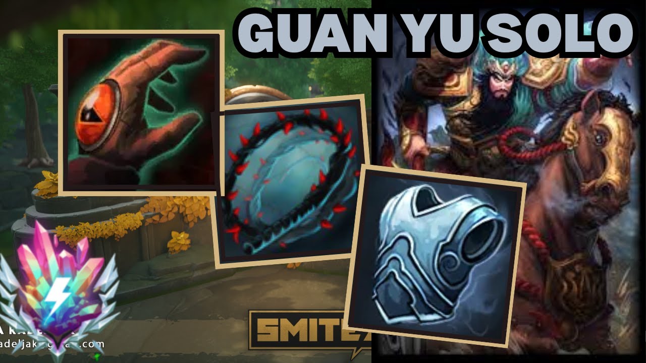 Lifesteal SAVES Guan Yu?? - Deity Solo Guan Yu Smite 2 Gameplay