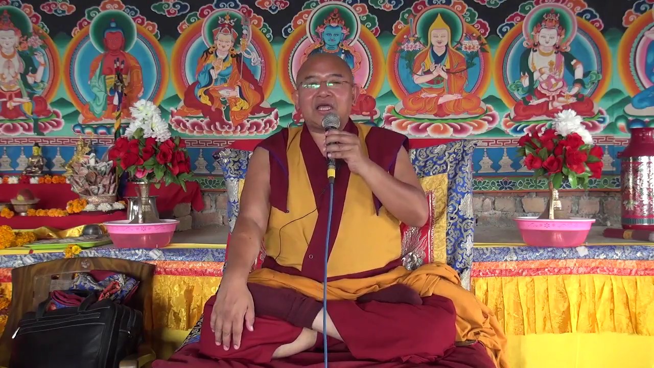 Teaching on Daily Dharma Practice by Geshe Lobsang Dawa la in Nepali Language.