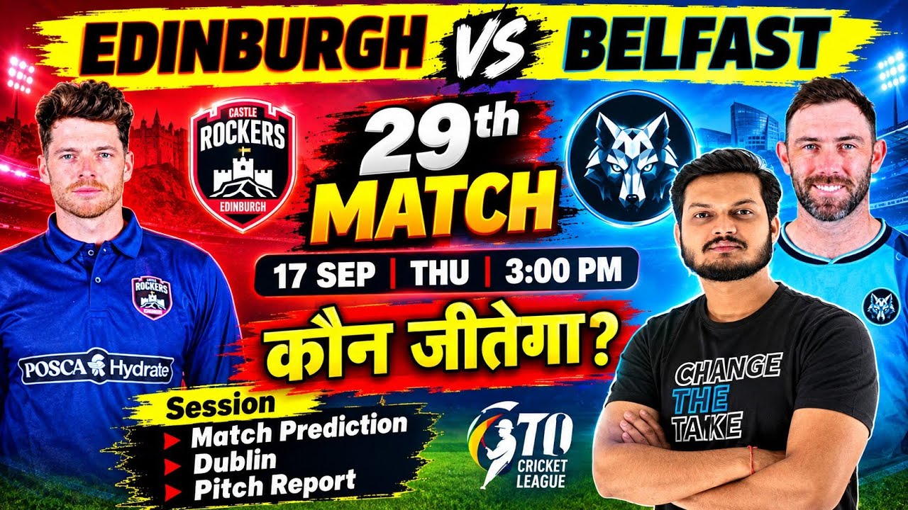Edinburgh vs belfast wolves etpl 2026 29th match prediction, ecr vs bf etpl today match prediction