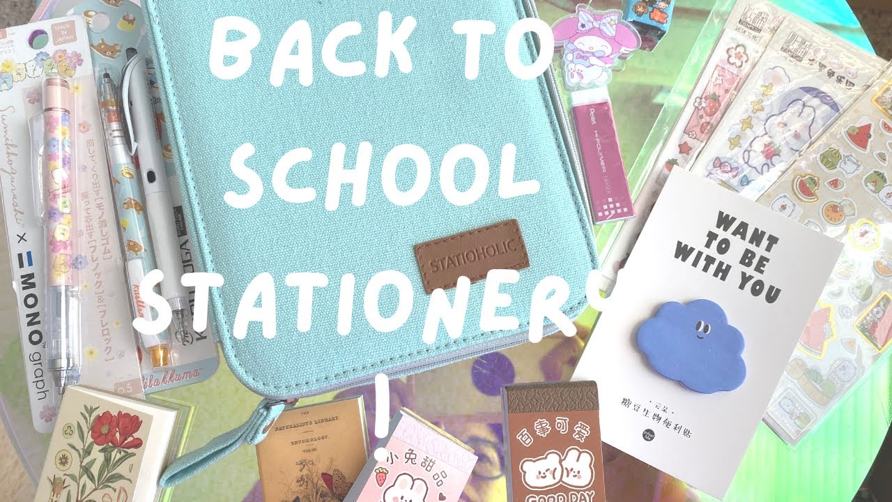 Back to School Haul!  Kawaii Lead Pencils, Unique Erasers and Journaling Stuff from Stationery Pal!