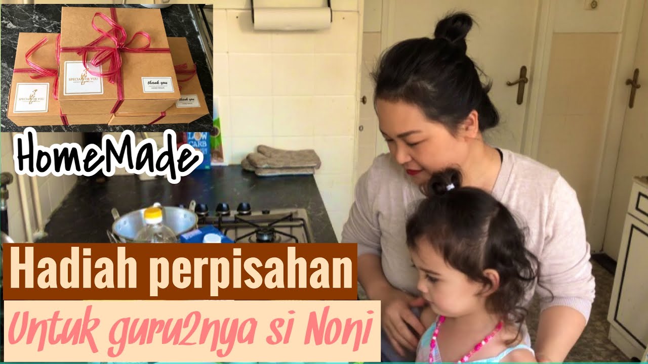 Hadiah Perpisahan buat gurunya si Noni #mamamia#chiffon#homemade#belanda#19