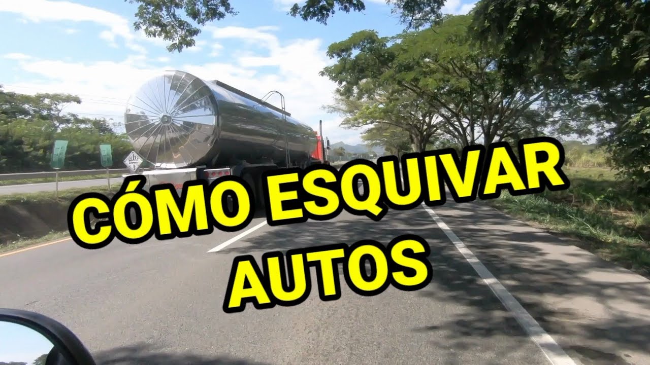 CÓMO ESQUIVAR AUTOS Y HUECOS.. en moto