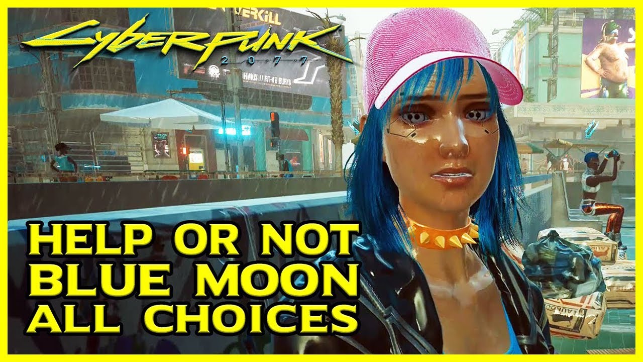 Cyberpunk 2077 - Help or Not Blue Moon, Every Breath You Take Side Job (All Choices)