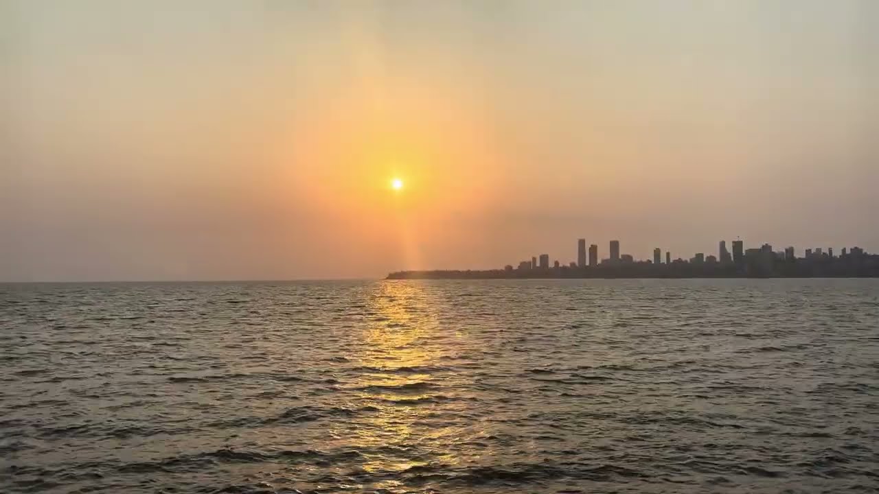 Marine Drive Sunset | Mumbai in Gold