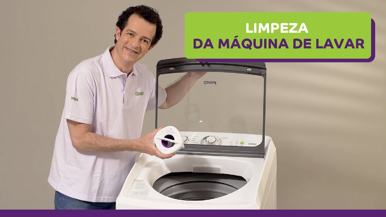 Limpeza M&aacute;quina de Lavar: saiba como fazer! #ConsulAjuda