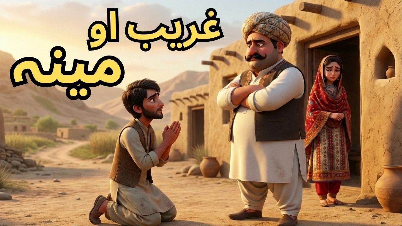 Memona & Poor Boy | Pashto Cartoon Story