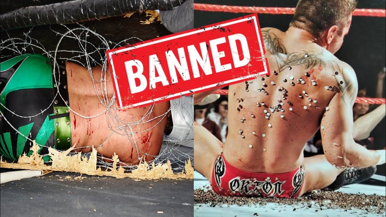 Top 23 Weapons Banned By WWE In 2024 | Most Dangerous WWE Weapons | WWE Most Brutal Weapons