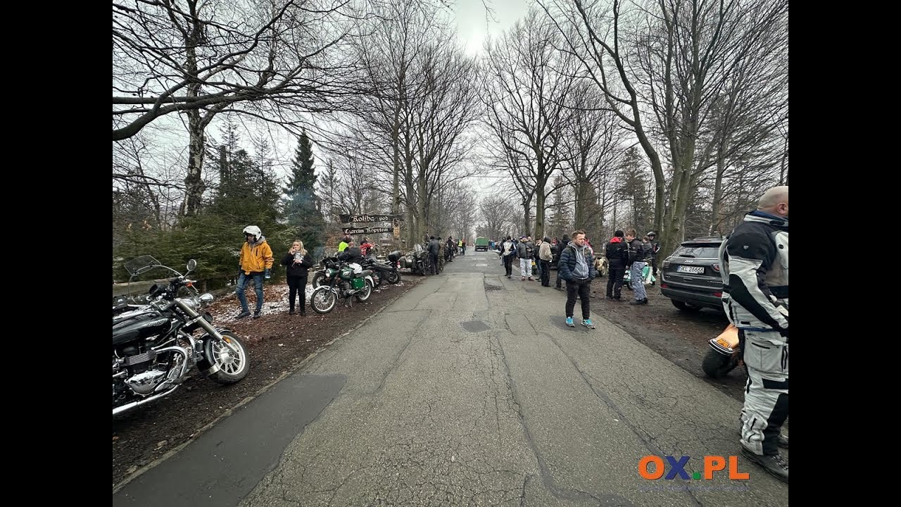 XX ZIMOWY MOTOCYKLOWY WJAZD NA ROWNICĘ