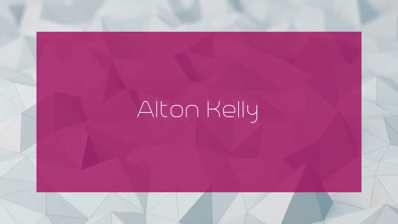 Alton Kelly - appearance