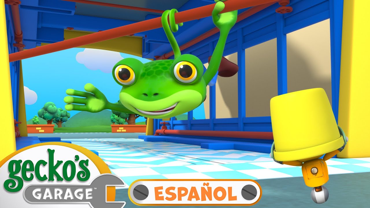 Escondite con los Mecánicos arcoíris | 🐸 Garaje de Gecko | Carros para niños | Vídeos educativos