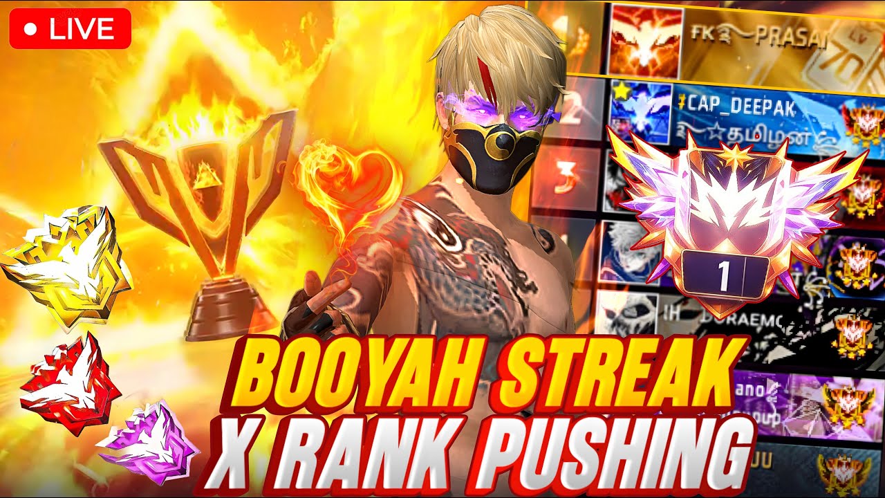 20 BOOYAH STREAK CHALLENGE😱 🔥 FFK PRASANTH ON LIVE🔥  #ffkprasanth #fftamil