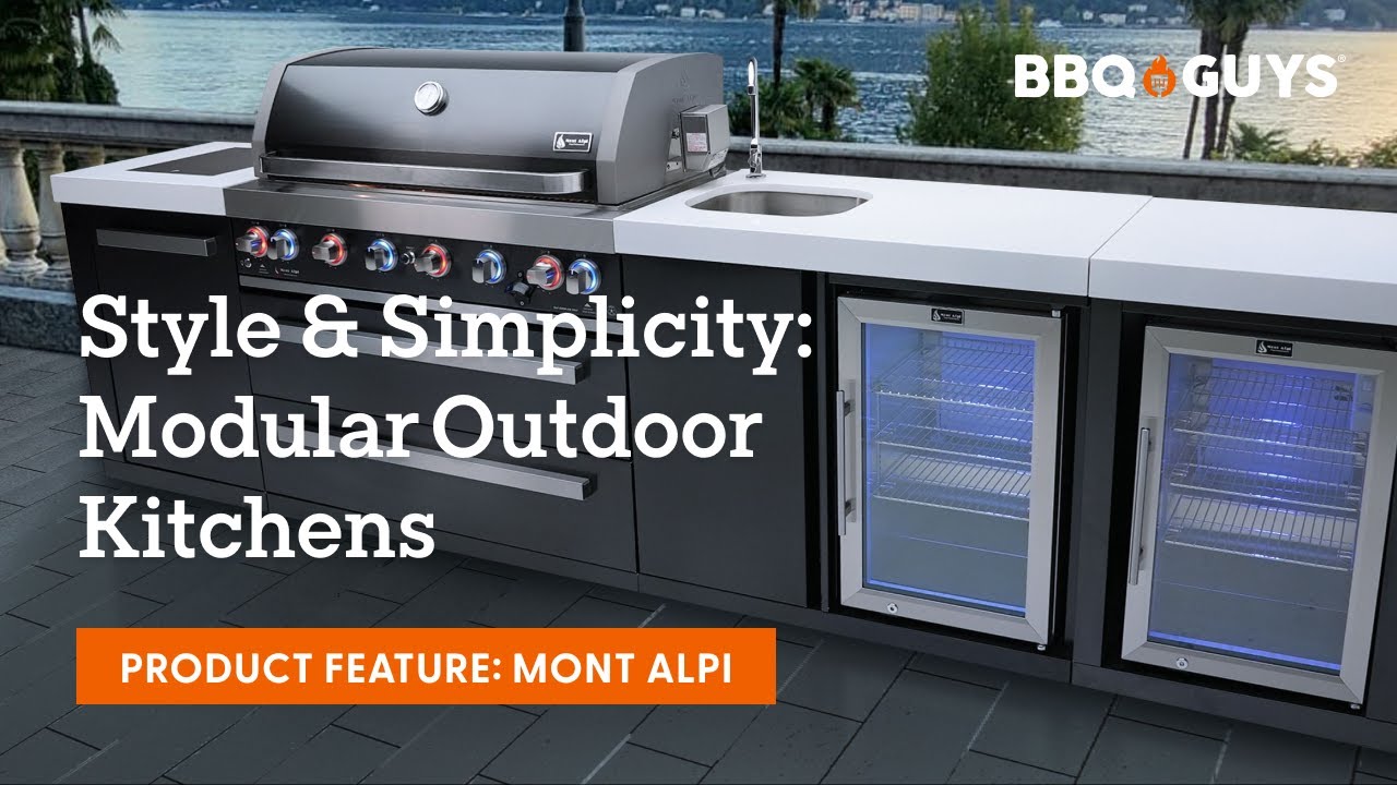 Modułowe wyspy kuchenne na zewnątrz Mont Alpi | BBQGuys