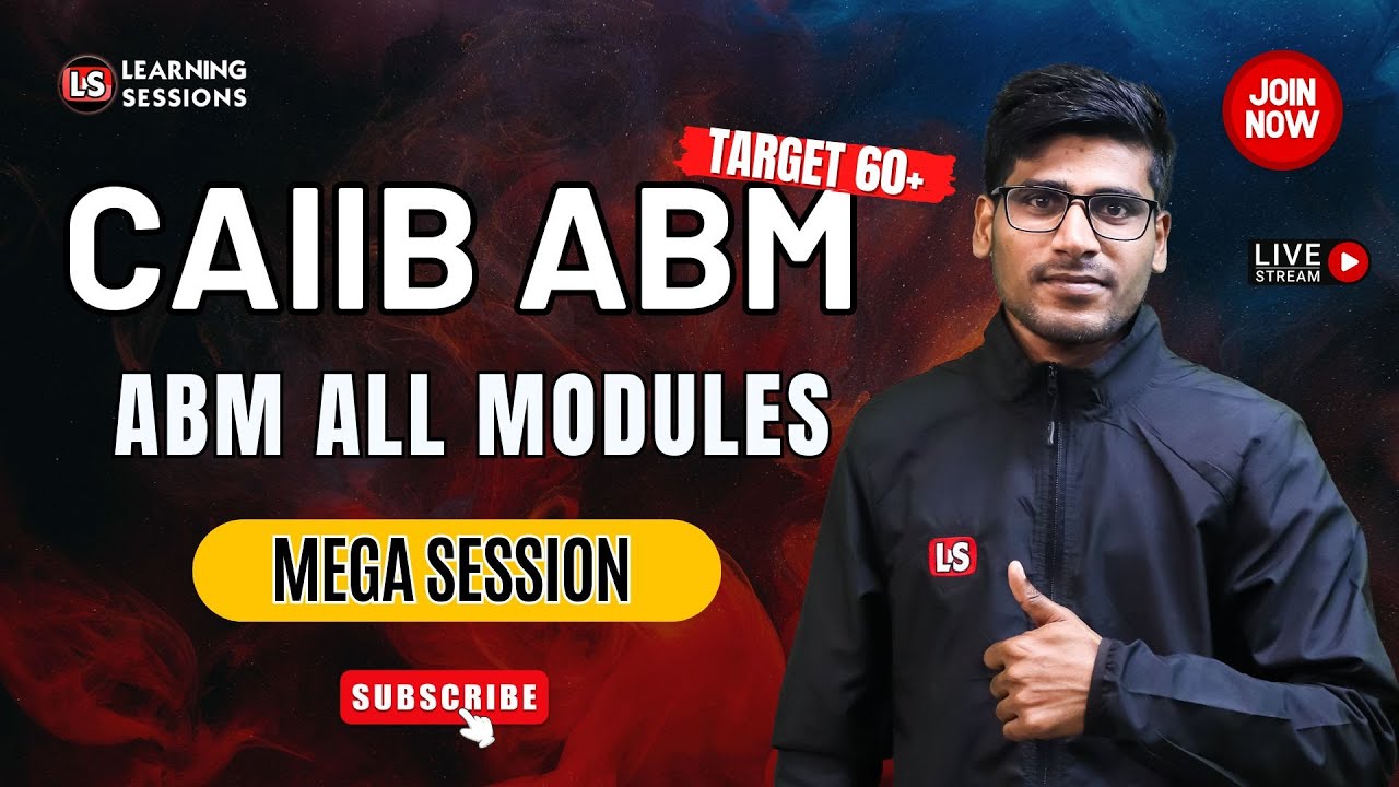 CAIIB ABM Mega Class | All Modules Covered | CAIIB in Hindi