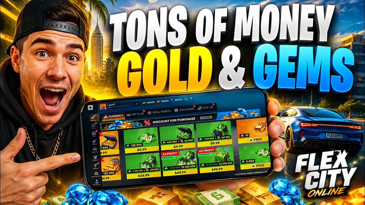 Flex City Vice Online Hack - Get UNLIMITED GOLD MONEY & DIAMONDS (iOS Android) 2026