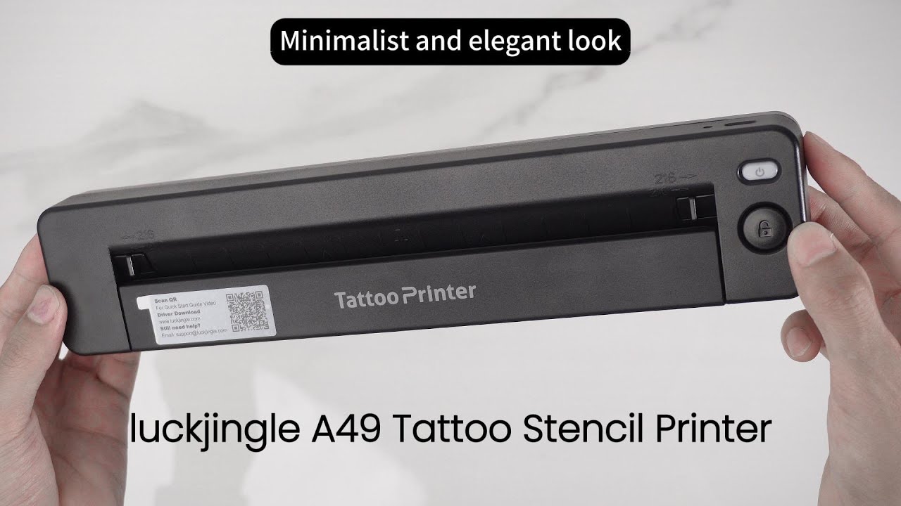 LuckJingle A49 Tattoo Stencil Printer – Unboxing & First Look!