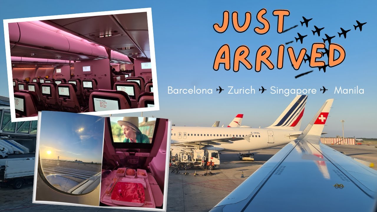 JUST LANDED || BARCELONA  ✈ MANILA ||  TRAVEL VLOG UPDATE