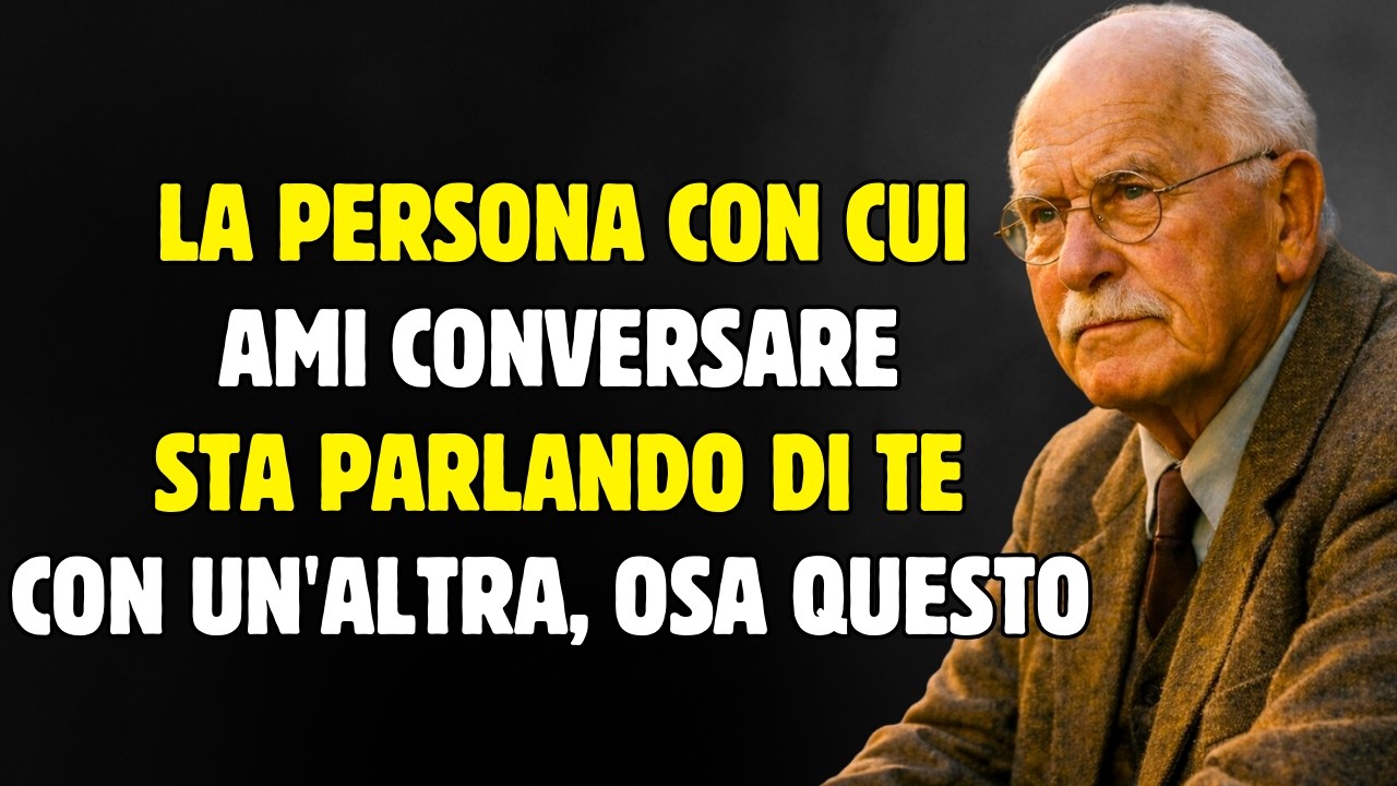La persona con cui ti piace parlare parla di te con un’altra, quindi ascolta questo! | CARL JUNG