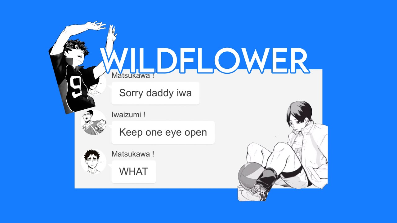 [🐬] Wildflower - KaKuKi || PLEASE READ DESC!!💙 || Haikyuu/hq texts.