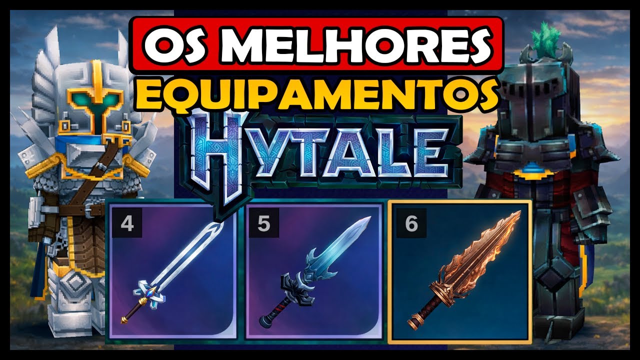 MITRIL? CONHEÇAM OS SUPER EQUIPAMENTOS DO HYTALE!