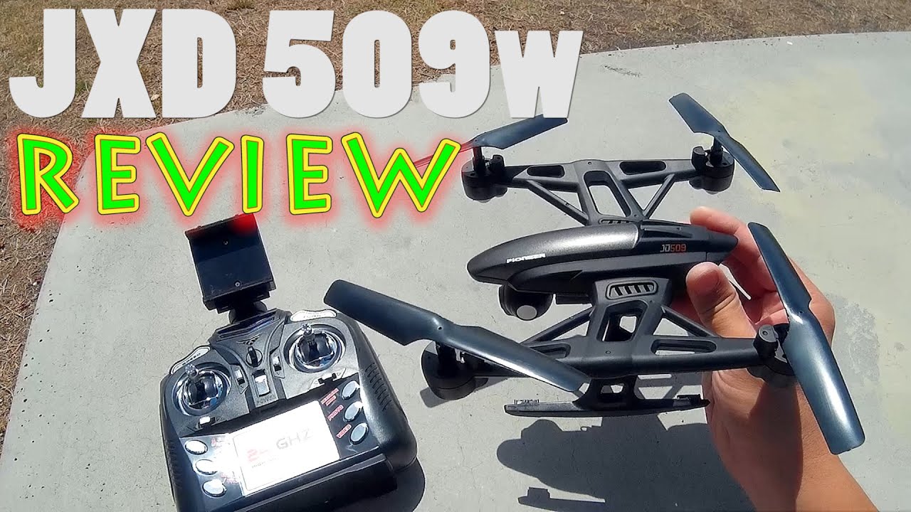 JXD 509w Pioneer UFO Wifi FPV Review & Flight (Gearbest)