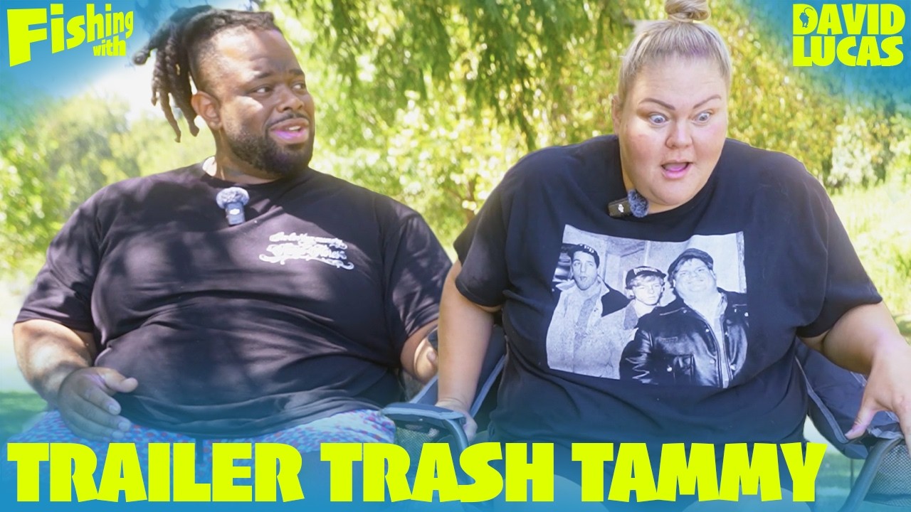 Trailer Trash Tammy Swims With Great White Sharks | Fishing with David Lucas