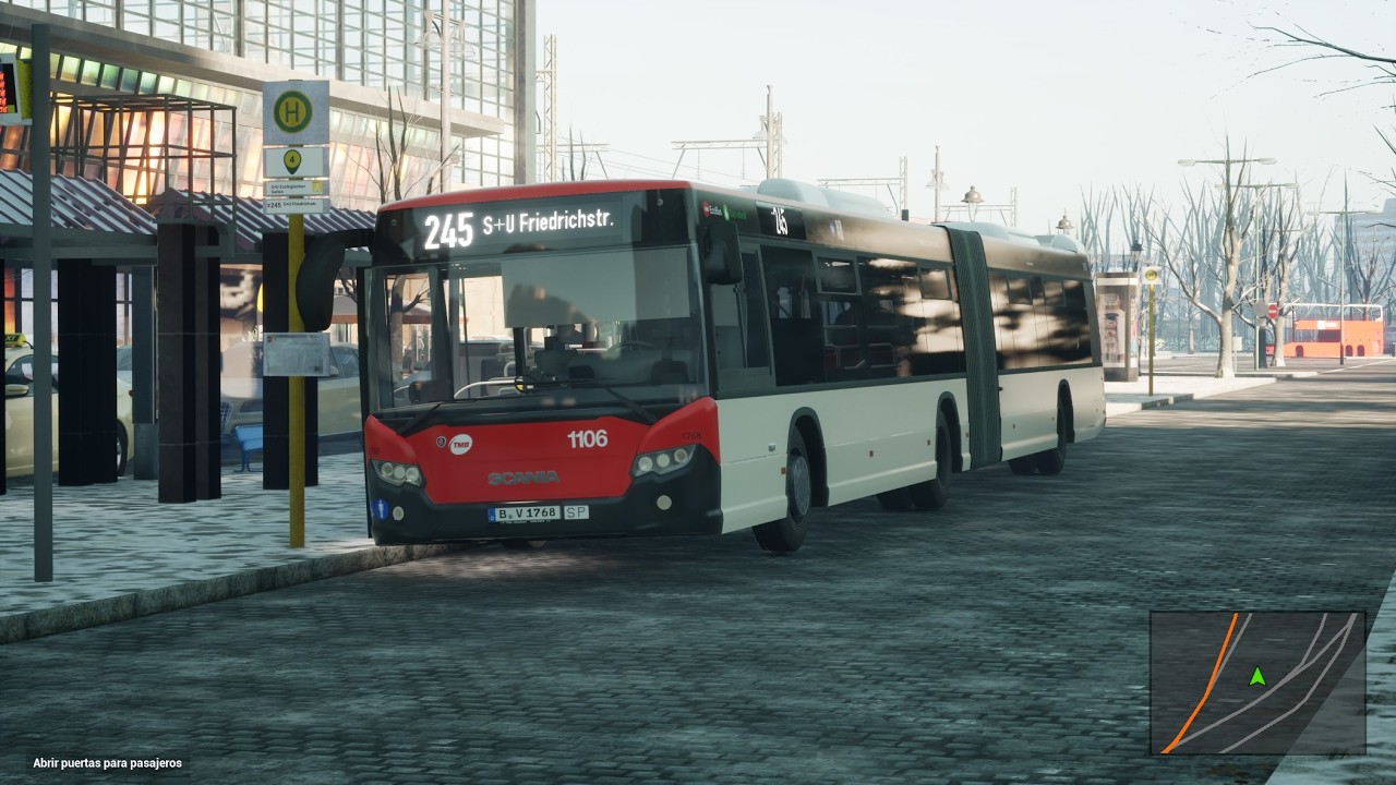 The Bus | Ruta 245 Hacia S+U FriedrichstraBe | Scania 18M