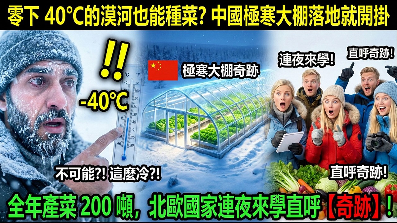碾壓歐美！中國極寒溫室憑什麼讓芬蘭專家直呼“不可能”？
