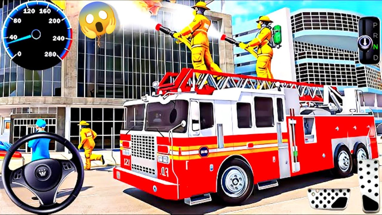 Realistic Fire 🔥 Truck Simulator The Squad - Insane Emergency 😱 Mission 2026 | Android Gameplay 