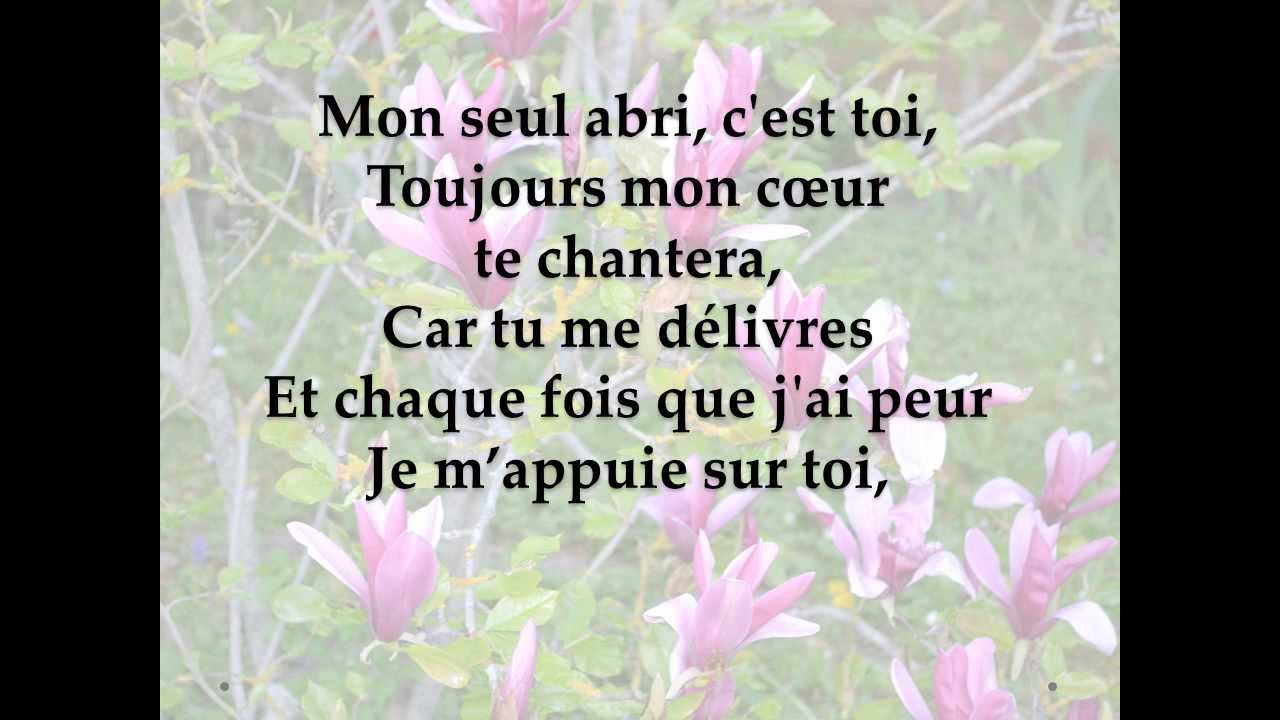 JEM 354 Mon seul abri c'est toi. You are my hiding place ( French) / 你是我藏身處 ( Chinois)