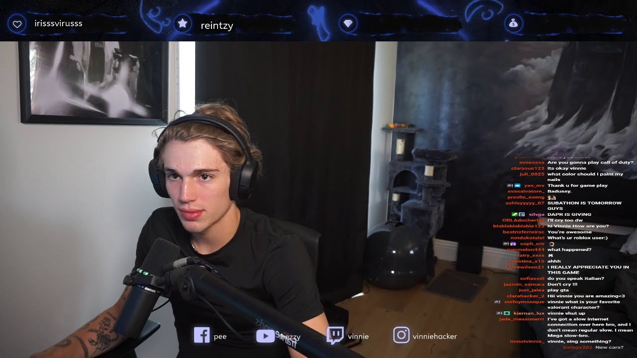 Vinnie Hacker Twitch Stream - 26th June 2021 - playing placement matches on alt