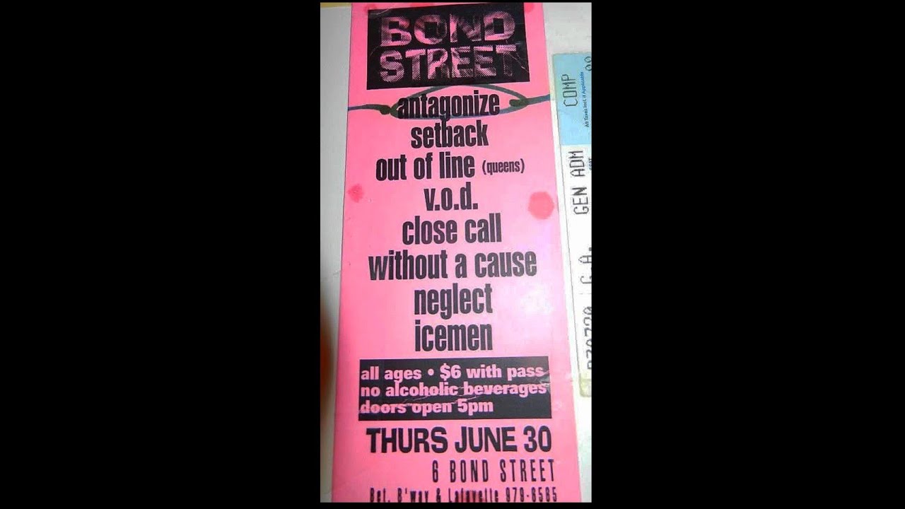 Neglect - Live at The Bond Street Cafe in NYC 6/30/94