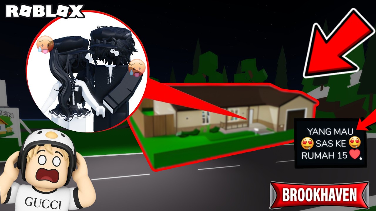 ✨ TERNYATA RUMAH BARU ADALAH MARKAS AVATAR Korblox EMO DI BROOKHAVEN‼️ SESUATU TERJADI 😱 #roblox