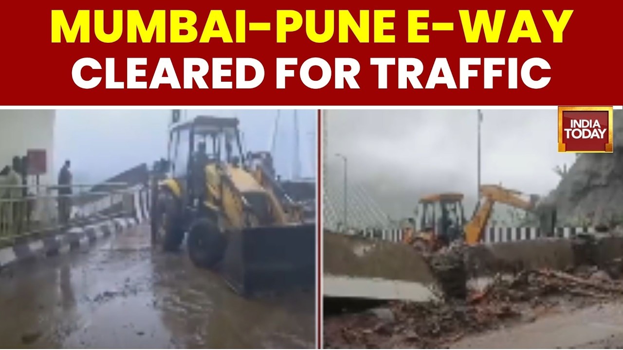 Mumbai-Pune Expressway Reopens After Landslides Halt Traffic; Old Highway Faces Huge Jams