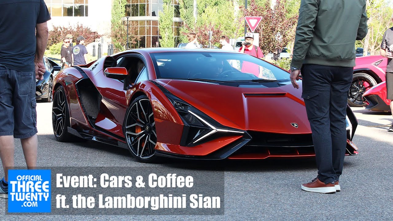 We Get to View the Lamborghini Sian (Calgary Cars and Coffee)