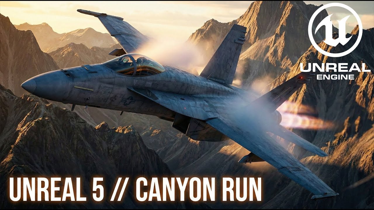 Pushing Realism F 18 4K Cinematic Render [Unreal Engine 5]