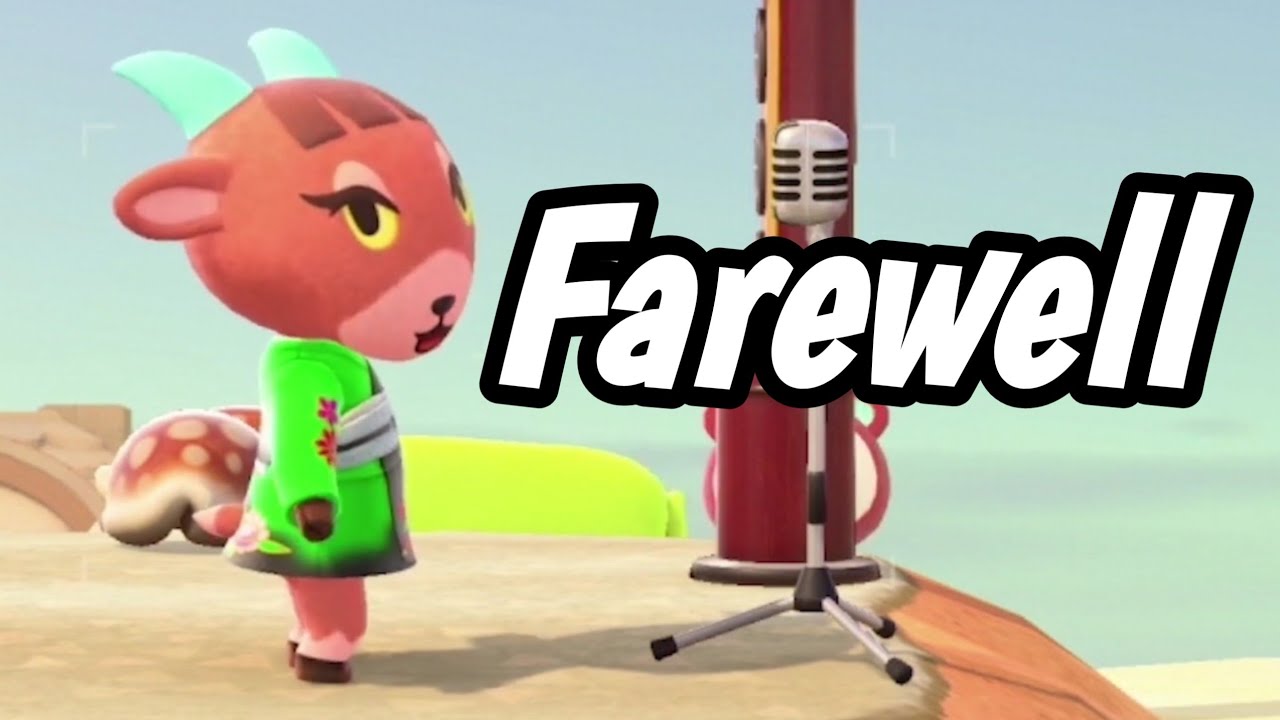 Farewell : sing by 7 villagers Animal Crossing