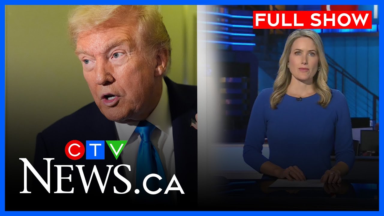 Трамп увеличит пошлины для Канады из-за рекламы в Онтарио | CTV National News, суббота, 25 октябр...