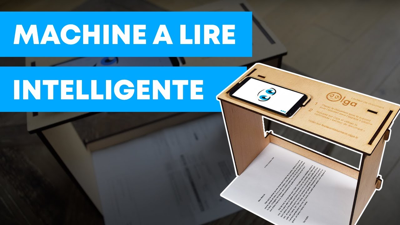 Scanner intelligent Olga pour malvoyant et aveugle Analyse de document facile / Machine &agrave; lire