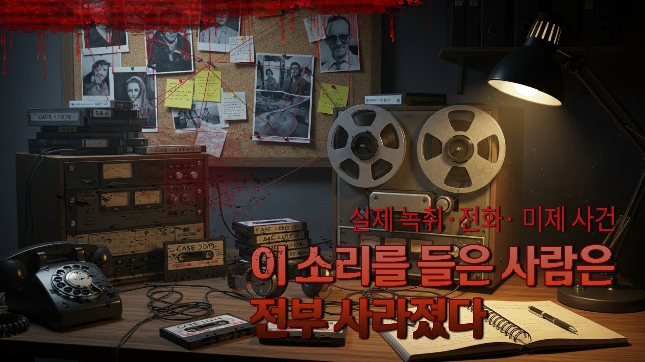「실제 녹취·전화·음성 기록이 남아 있는 미제 사건」“끝까지 들으면 안 되는 괴담” | 공포라디오 | 괴담 | 심야괴담 | 공포 썰 | 무서운실화