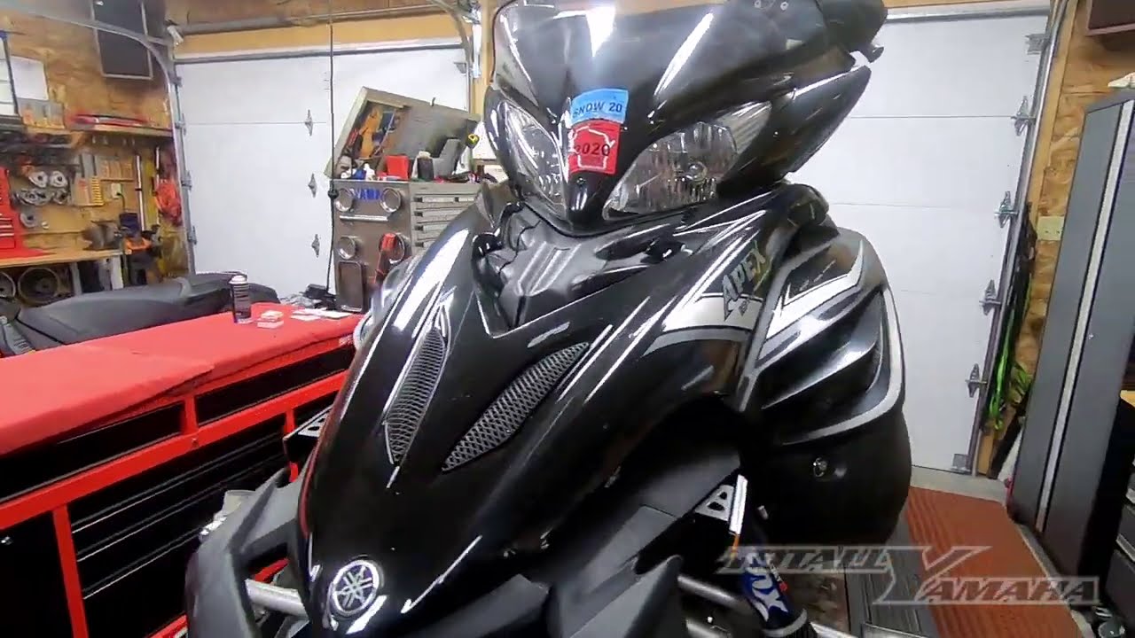 2011 Yamaha Apex track change.