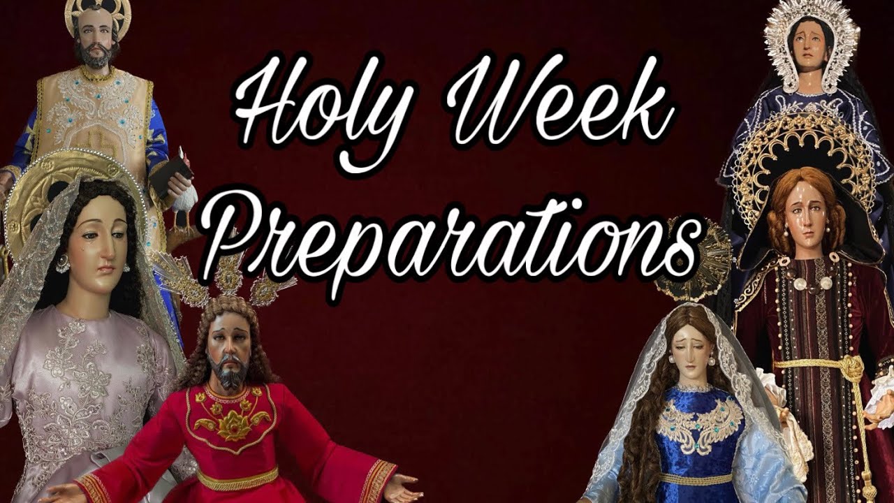 Holy Week Preparation (Fitting and Photoshoot of Saints) San Narciso Parish Consolacion, Cebu