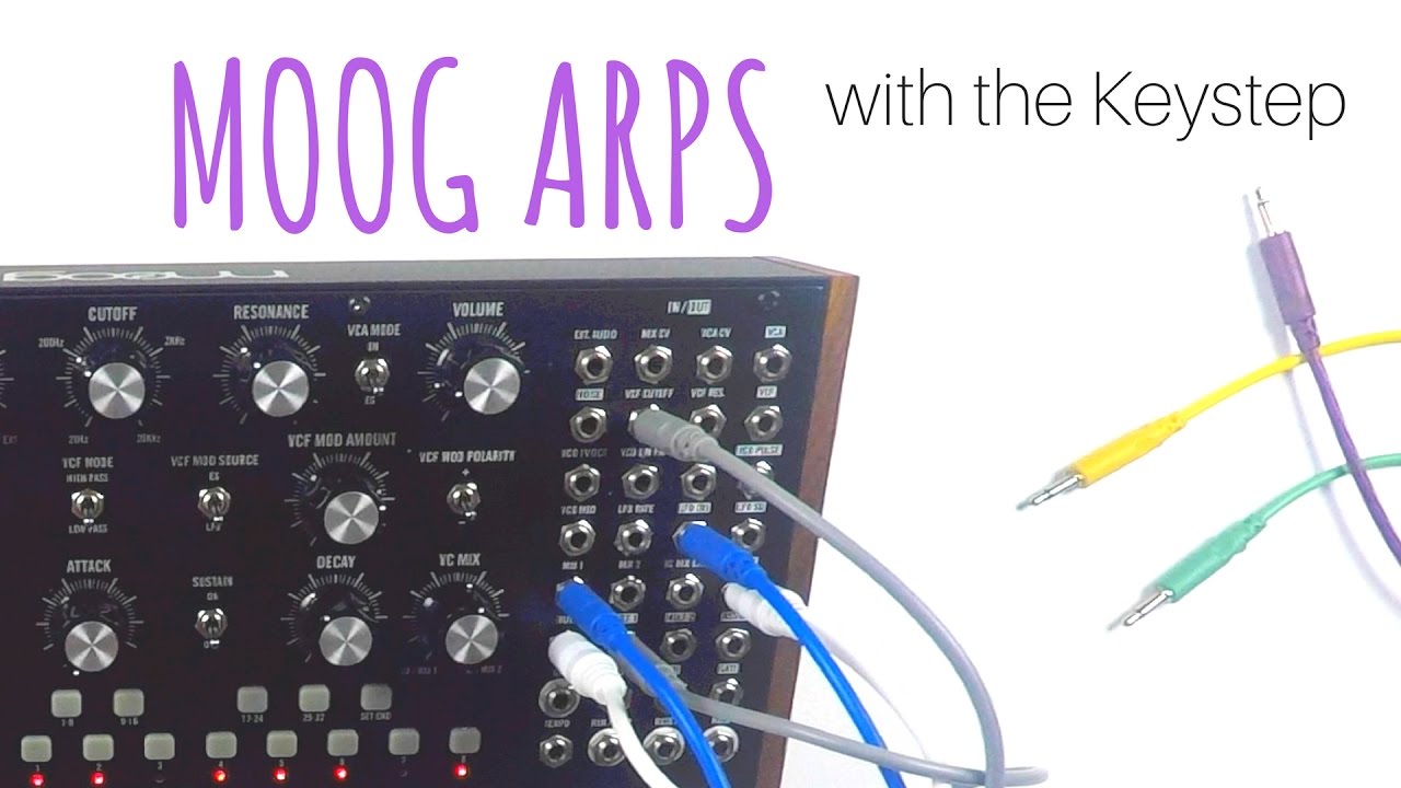 Moog Arps – Keystep + Mother 32 synthesizer performance