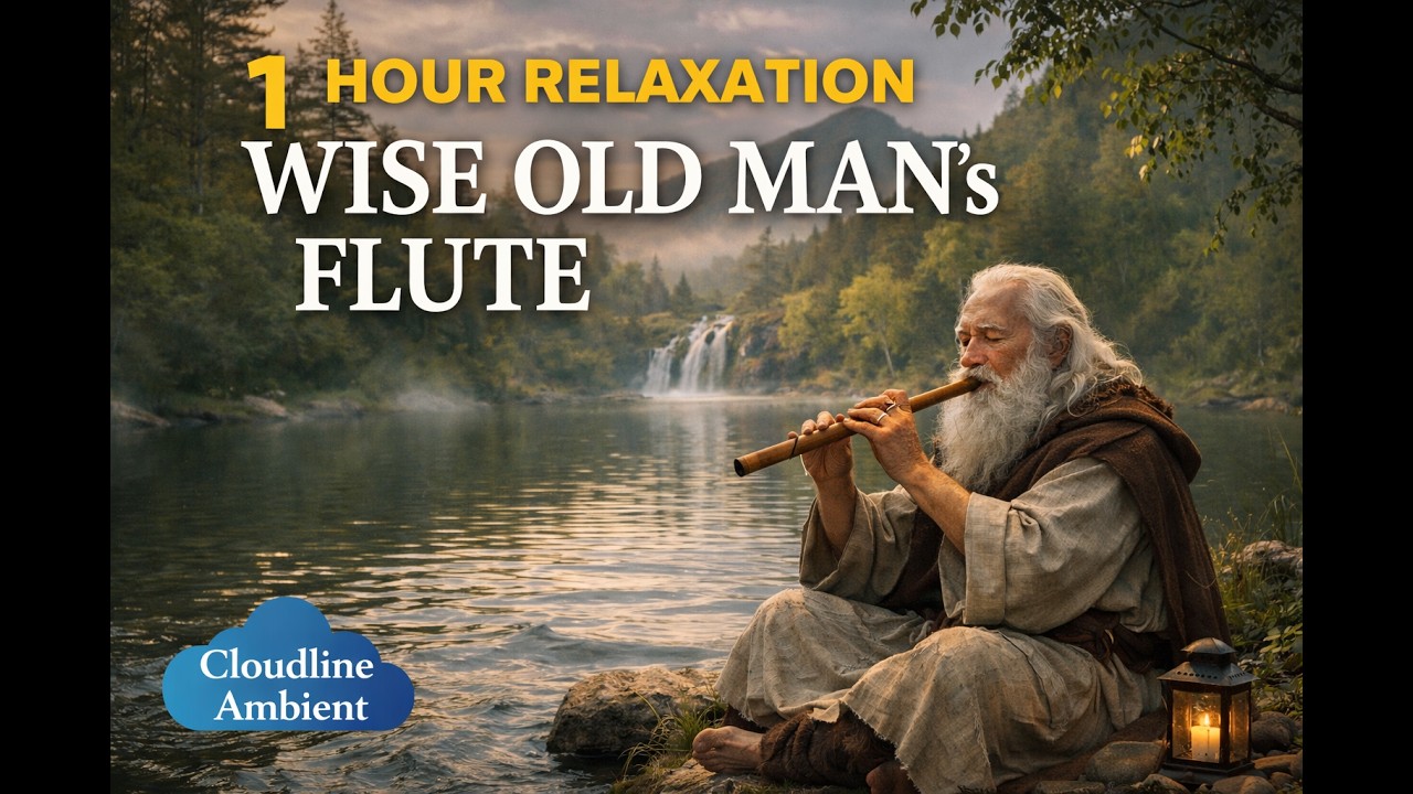 1 Hour Peaceful Flute Meditation by the Lake | Calm Mind & Deep Sleep Music