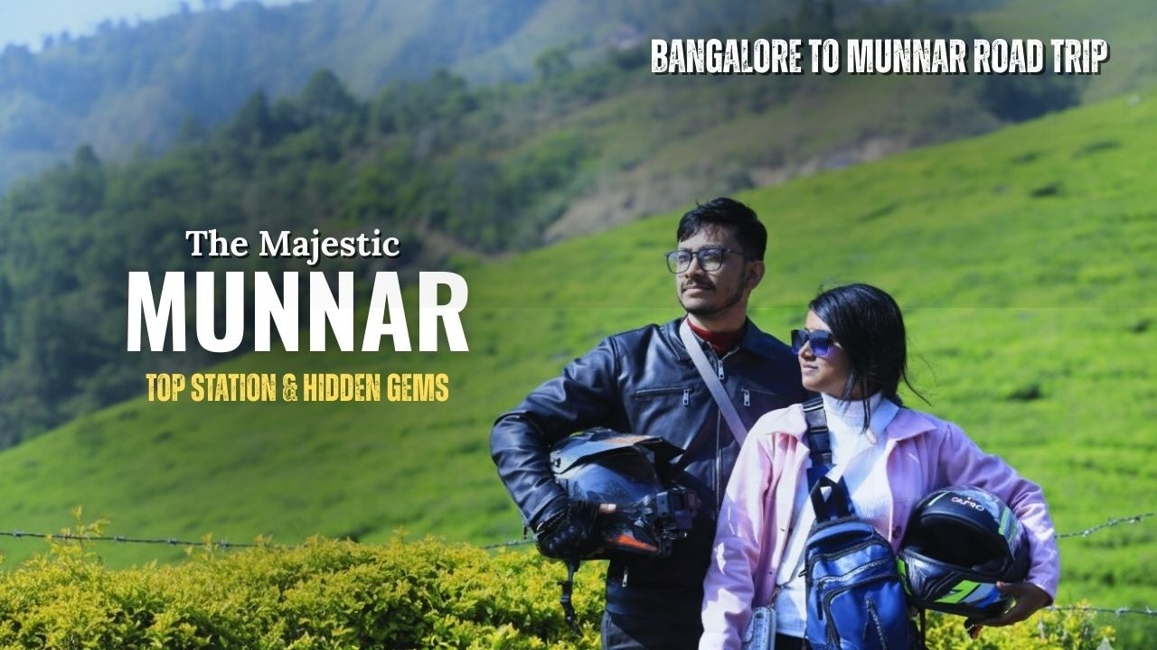 Munnar Trip Plan | Bike ride in Western Ghats, Kerala | Top Station | Echo point | Vlog 34 | Day 3