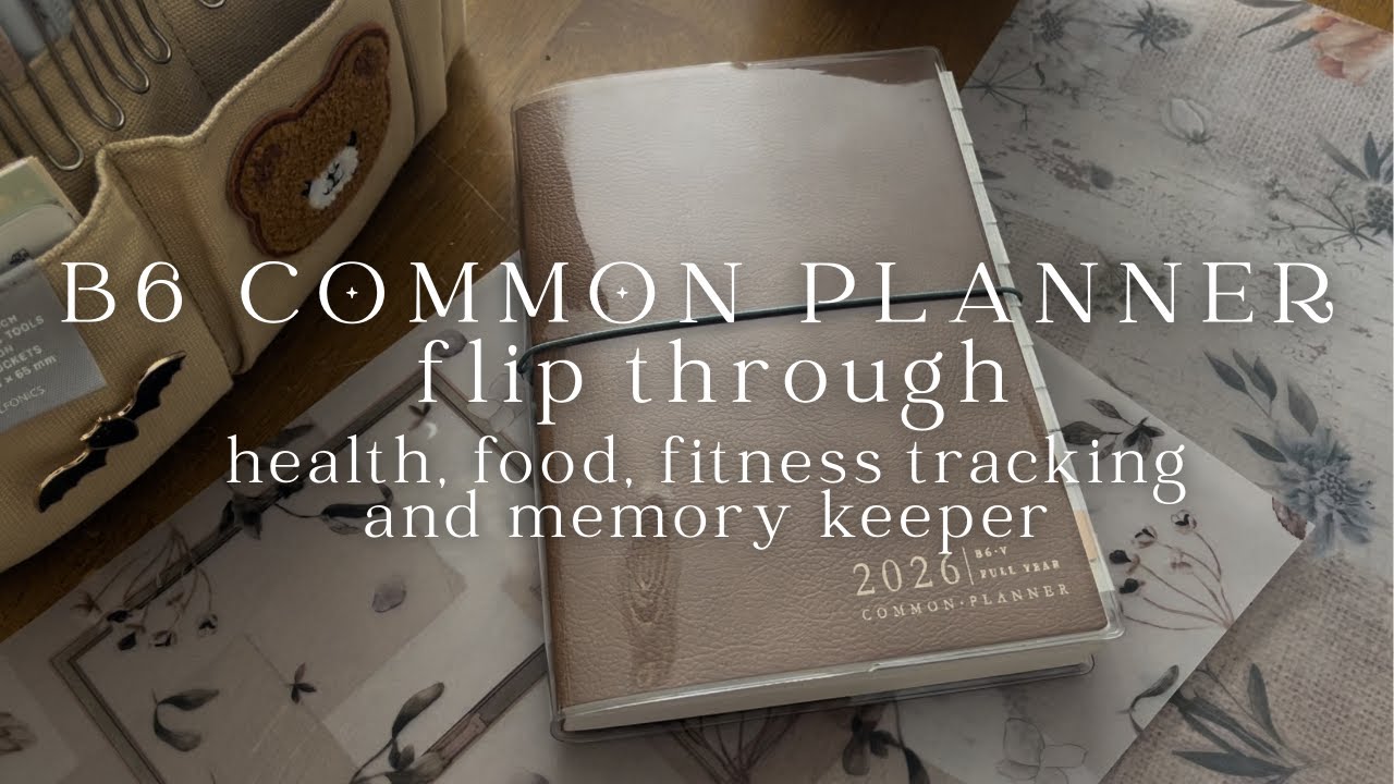 Ежедневник Common Planner формата B6 с блестящими чернилами | Журнал для ведения записей о здоров...