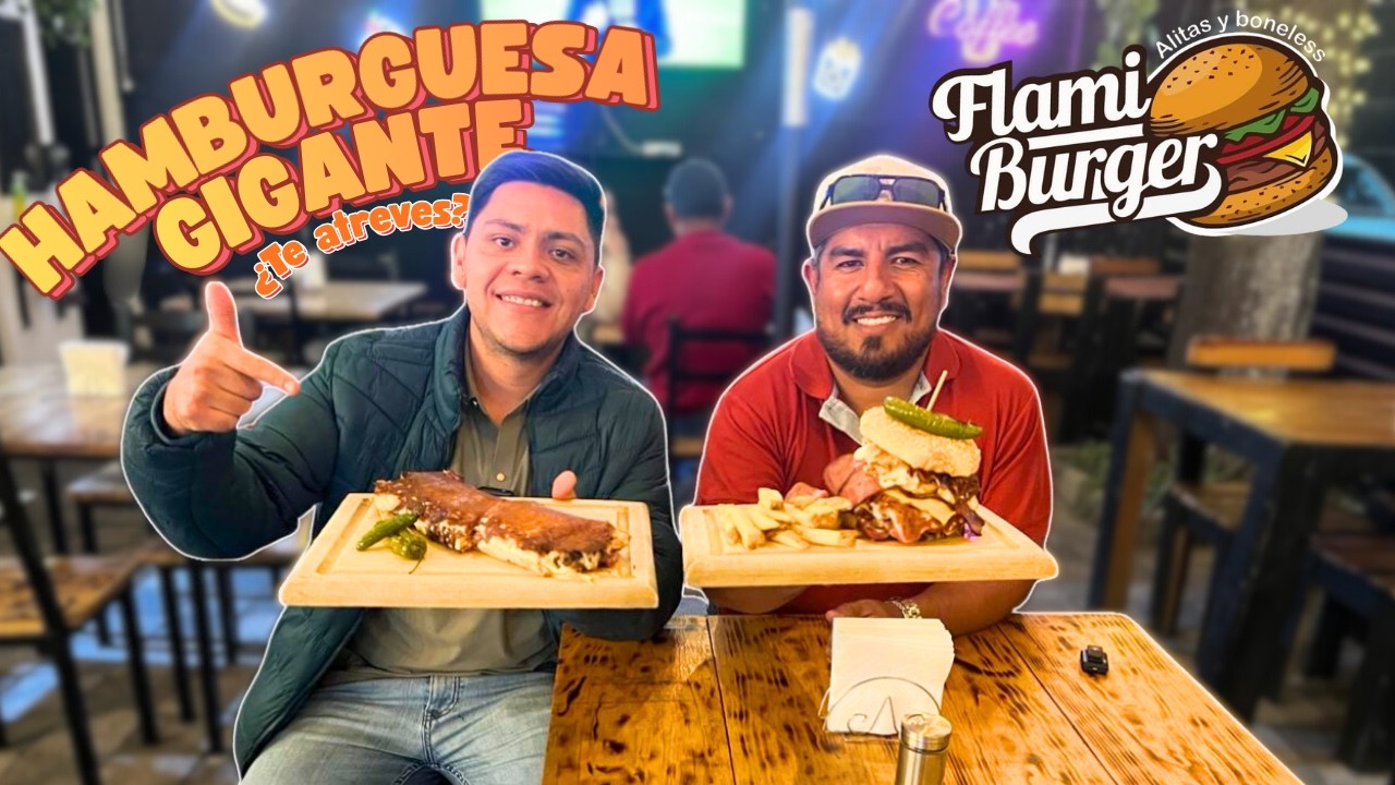 Asi Es La Hamburguesa Mas Grande De Morelia! Te La Acabas?